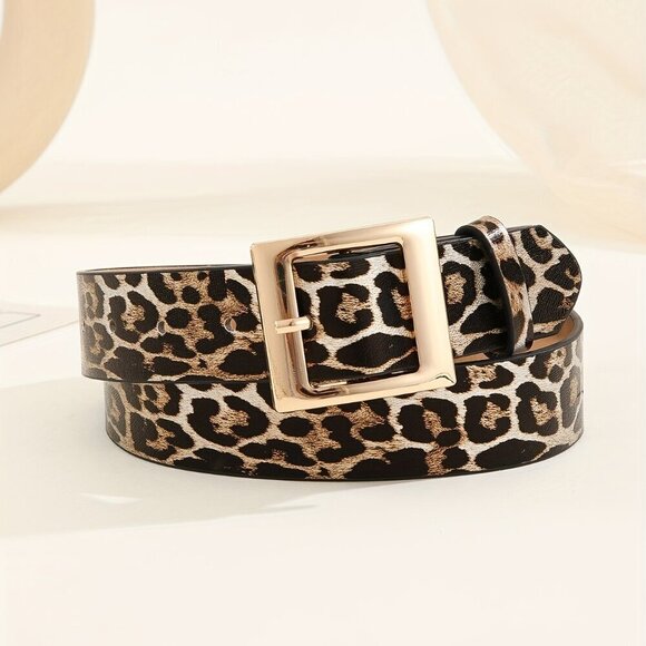 Passionate Vacations Accessories - Travel Passions - Vintage Chic Leopard Print Belt